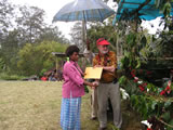 Presenting graduation certificates EHP PNG 2